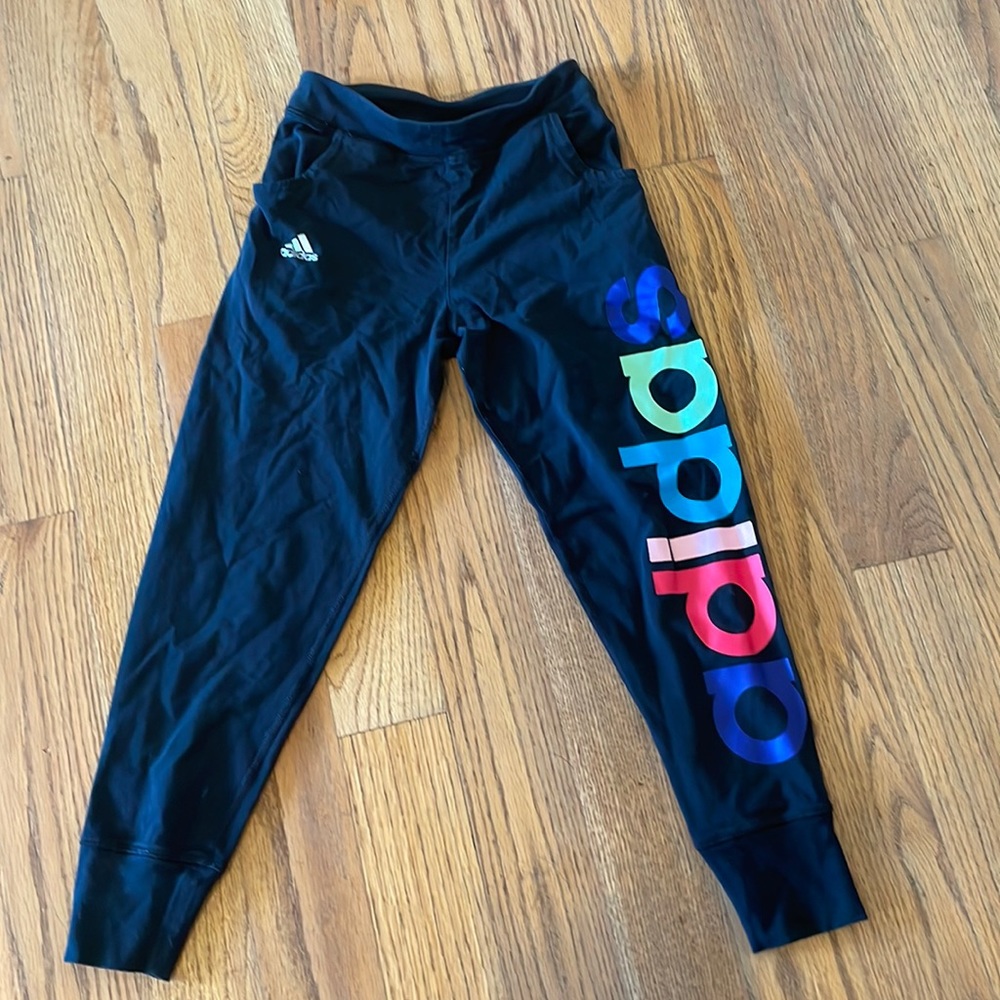 Adidas black sweats\leggings